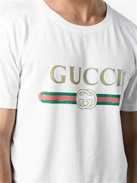 gucci logo cotton t shirt replica|knockoff Gucci t shirt.